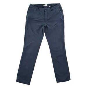Taylor Stitch Pants Mens 34x32 (Fits 32x31) Navy Foundation Pant Slim Fit Chino